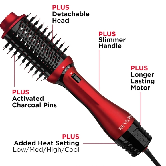 Revlon One Step Volumizer Plus Hair Dryer and Hot Air Brush - Picture 4 of 8